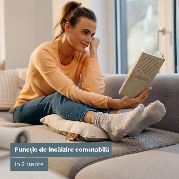 Pernă Pentru Masaj Beurer MG 139 Cu Acumulator Și Funcție De Încălzire Bej — imaginea 5