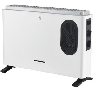 Convector Electric de Podea HCVH-MV2000WH 3 Trepte de Putere Ventilator Turbo 2000W Alb/Negru