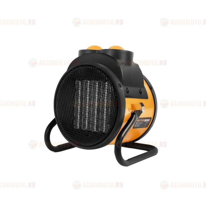Aeroterma Electrica ROTOR RH-20R2 3 Trepte de Putere 2000W Negru/Galben