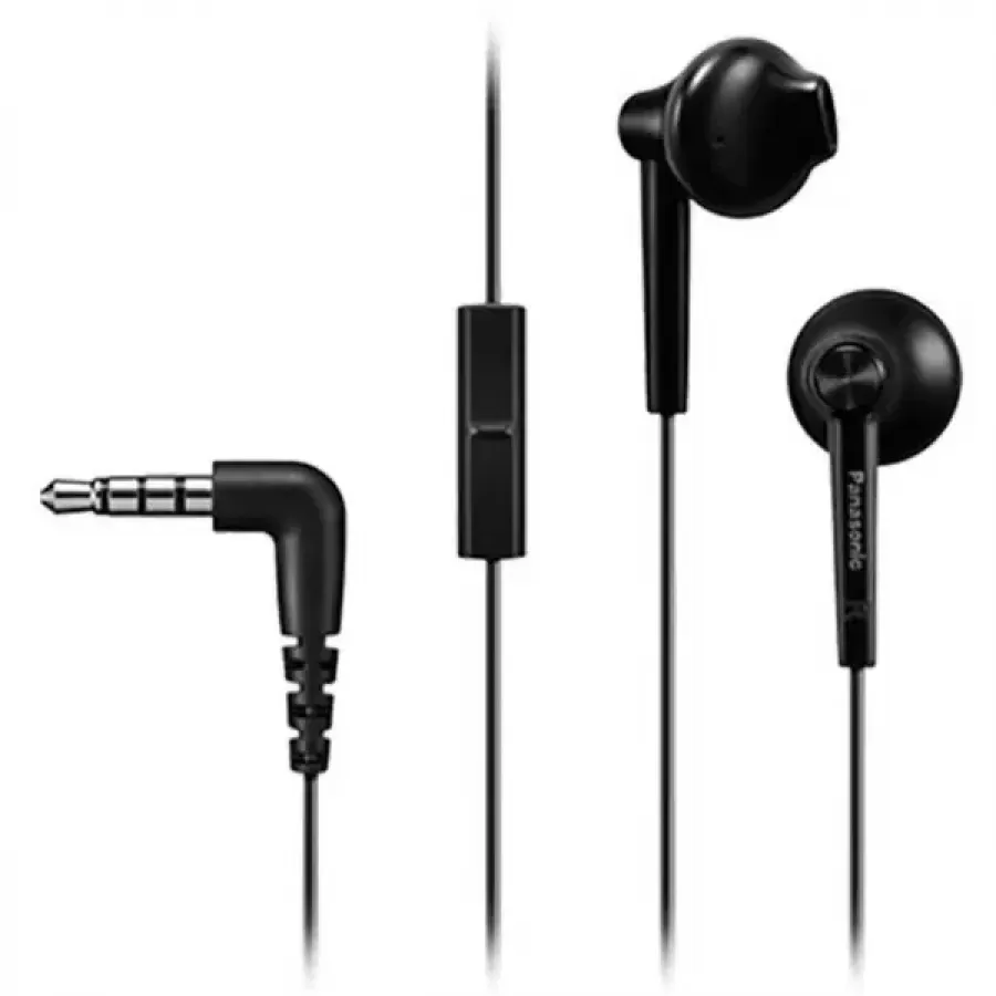 Căști In-Ear Panasonic RP-TCM55E-K Cu Fir Negru