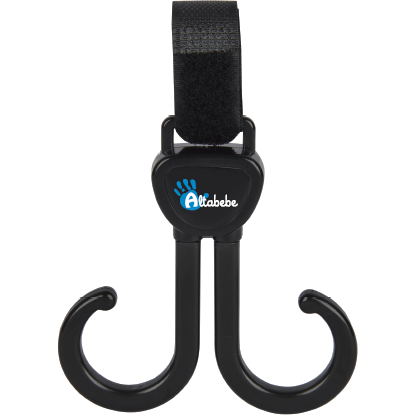 Cârlig Cărucior Altabebe AL1009 ABS Rotativ La 360 Grade Negru