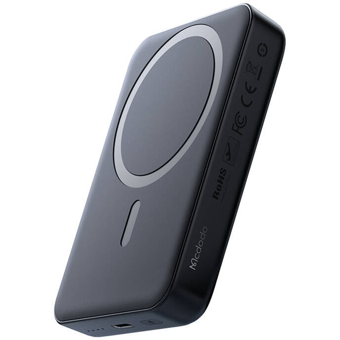 Baterie externa portabila Mcdodo MC-4261 Magnetic, 20W, 10000 mAh, Incarcare Wireless 15W, Negru - imagine 2