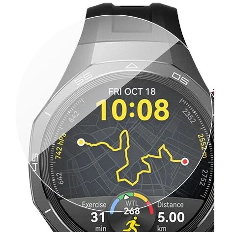 Accesoriu smartwatch Tempered Glass 9H compatibil cu Huawei Watch GT 3 / 3 Pro / 4 / 4 Pro / 5 / 5 Pro 46mm
