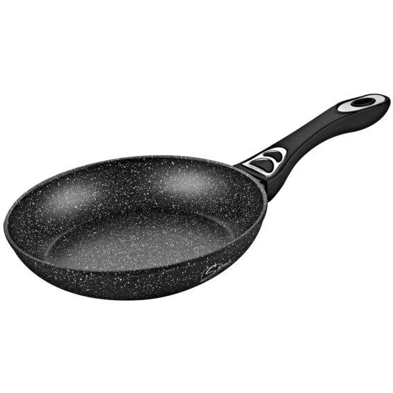 Tigaie Antiaderentă Samus VER281LFPB cu Capac Sticlă 28CM Negru — imaginea 5