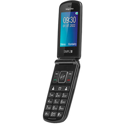 Telefon Mobil Kruger&Matz KM0929.2 2G Dual SIM Bluetooth Buton SOS Negru