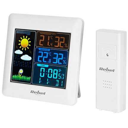 STATIE METEO WIRELESS CU SENZOR EXTERIOR