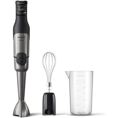 Blender Vertical Seria 5000 HR2682/00 Pahar Gradat 0.5L 1200W Argintiu/Negru