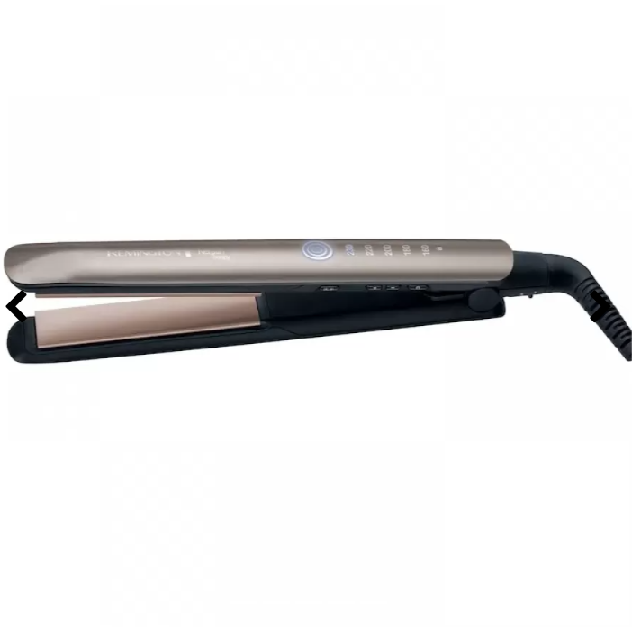 Placa de indreptat parul S8590 Keratin Protective Technology 230 grade Auriu