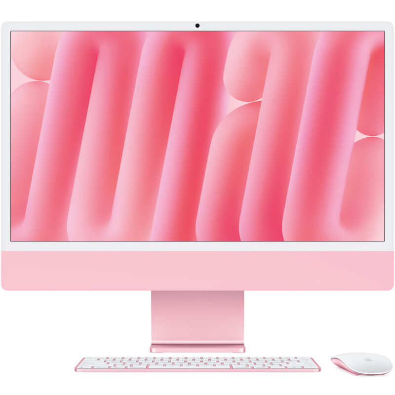 Sistem All in One iMac 4.5K Retina 24inch M4 8-Core 16GB 256GB SSD macOS Pink