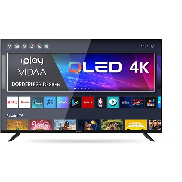 Televizor Smart Ql55iPlay6200-U QLED 140Cm 55inch 4K UHD Clasa E Negru