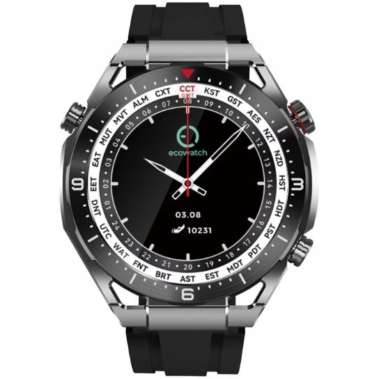 Ceas Smart Ecowatch Eco1 EW01 Negru