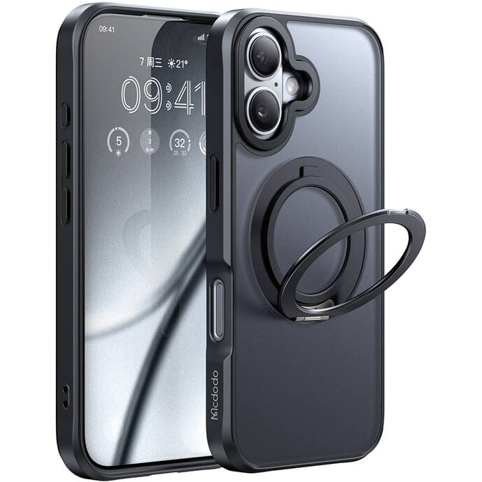 Husa Mcdodo MagSafe Apple iPhone 16 Plus TPU Negru