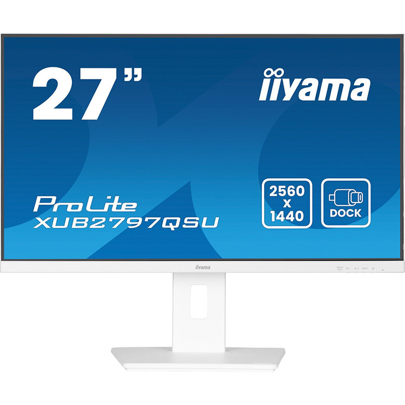 Monitor LED ProLite XUB2797QSU-W2 27 inch QHD IPS 1ms 100Hz White