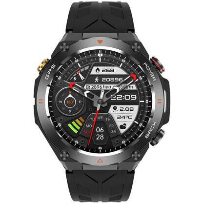 Smartwatch V75 Ecran IPS 1.45inch Baterie 650mAh  Negru