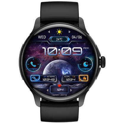 Smartwatch V72 Afisaj AMOLED 1.43inch Baterie Litiu-Polimer 300mAh Negru