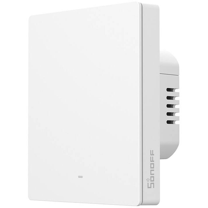Întrerupător Sonoff Matter M5-1C-80W, 1 canal, Control vocal și aplicație, Posibilitate atasare in ramă, WiFi, Alb — imaginea 4