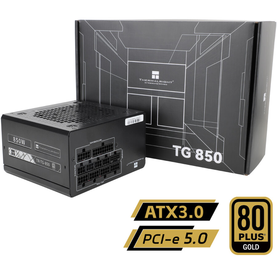 Sursa PC TR-TG-850 850W Certificare 80 Plus Gold Modulara Ventilator 120MM Negru