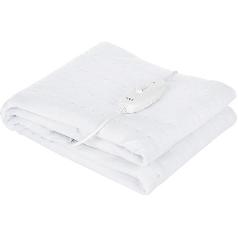 Patura cu Incalzire Electrica EB350 80x150CM 3 Trepte de Incalzire Protectie la Supraincalzire Maxim 60W Alb