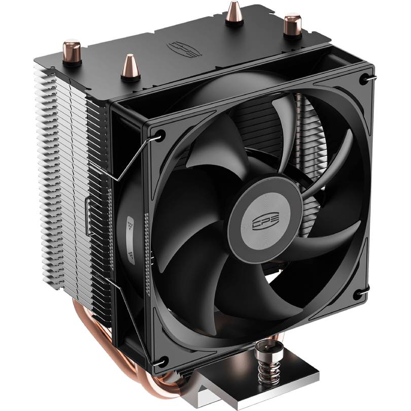 Cooler R200 pentru Intel si AMD Racire cu Aer Ventilator 92MM 2200RPM Negru