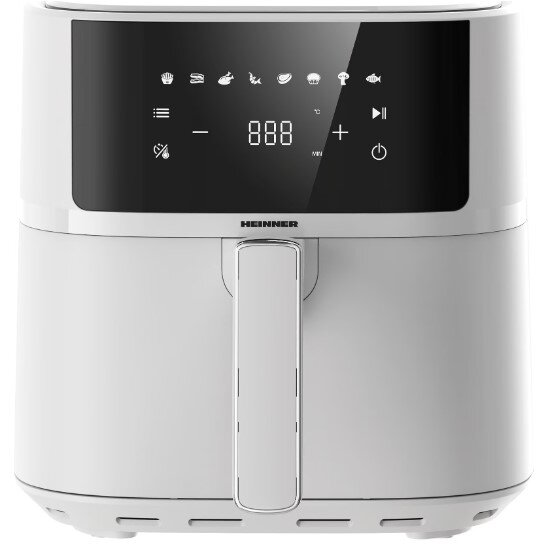 Friteuza Aer Cald HAF-B6WH17SQ 1700-2200W 5.7L 8 Programe Presetate Panou De Comanda Electronic Timp Maxim De Preparare 60Min Alb