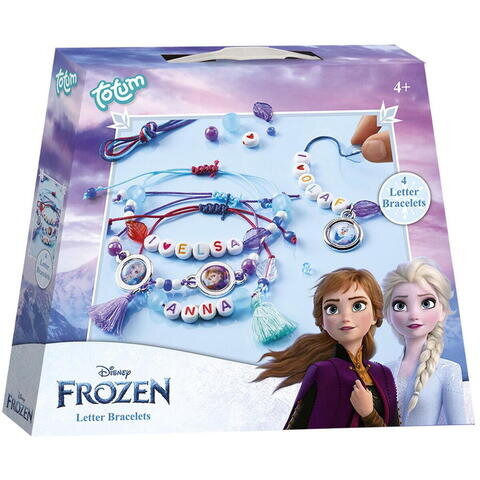 Set Bratari Cu Litere - Frozen 4ani+ Pentru Creare Bijuterii