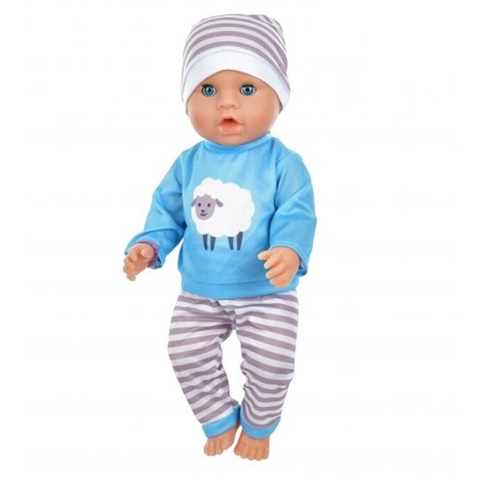 Papusa Procart Papusa interactiva care face pipi farfurie oliță suzeta pampers înălțime 45 cm 3 ani+