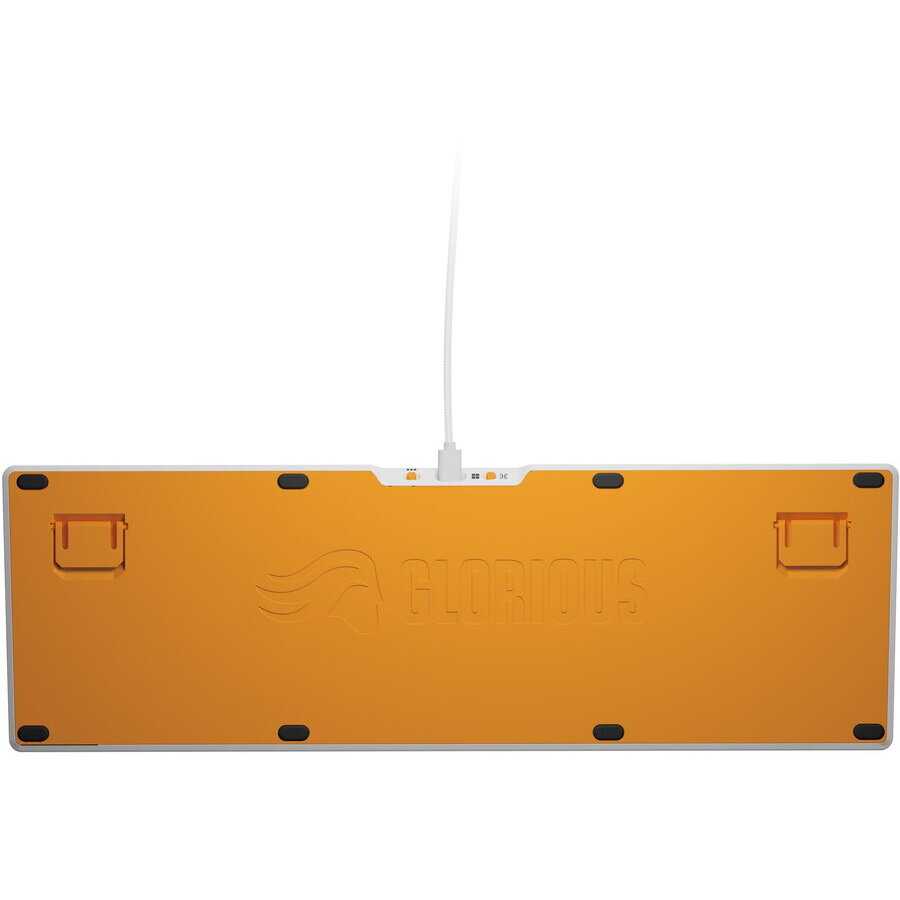 Tastatura Mecanica Glorious GMMK 3 100% Prebuilt USB-C Fox Switches US Layout 104x Taste Alb — imaginea 6