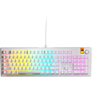 Tastatura Mecanica GMMK 3 HE 100% Prebuilt USB-C Fox HE Switches US Layout 104 Taste Alb