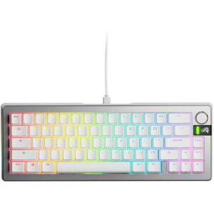 Tastatura Mecanica GMMK 3 PRO 65% Prebuilt USB-C Fox Switches US Layout 66 Taste Gri