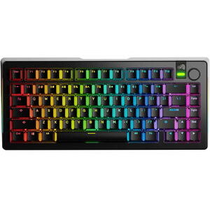 Tastatura Mecanica GMMK 3 PRO 75% Prebuilt Wireless  USB-C Fox Switches US Layout 81 Taste Negru