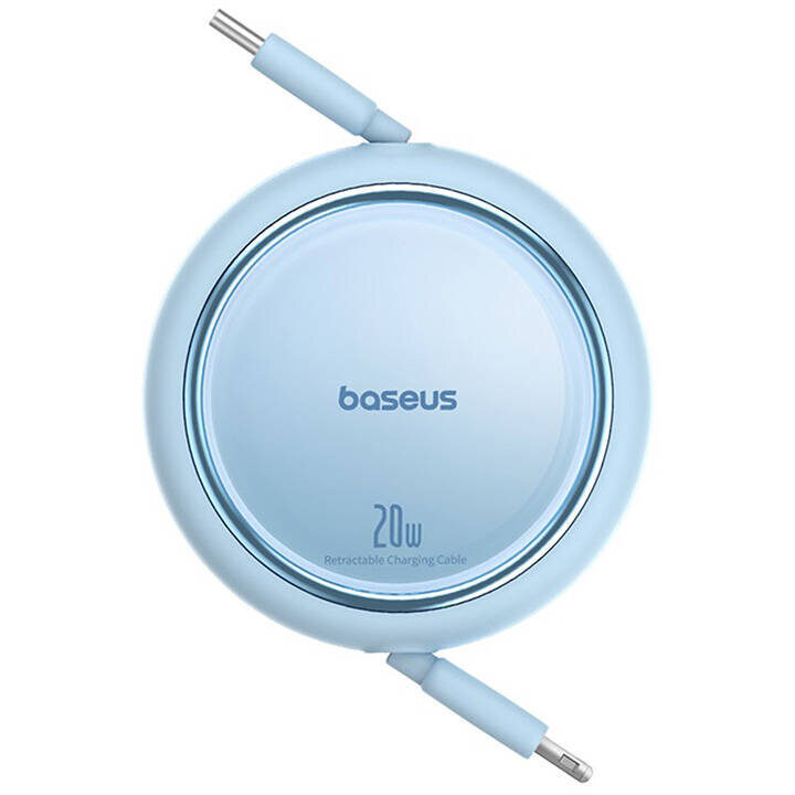 Cablu de date Free2Pull, USB-C/Lightning, 20W, 1m, Albastru