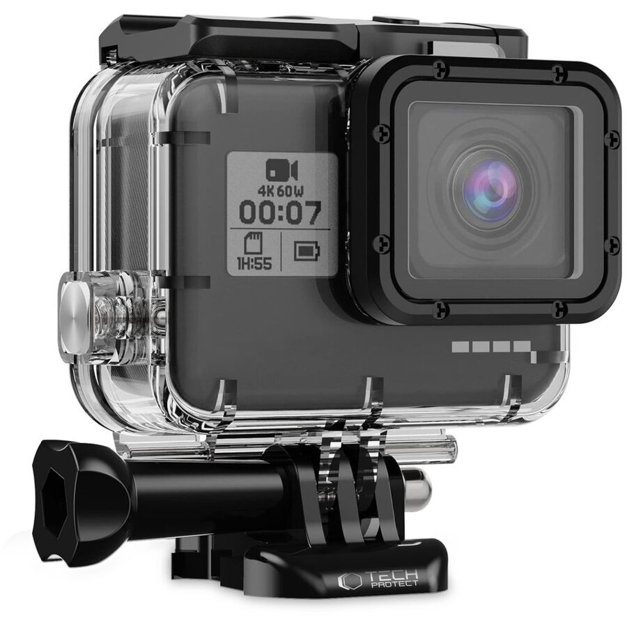 Accesoriu Camera Video Actiune GA200 pentru camera video sport GoPro Hero 5/6/7 Black, Transparent