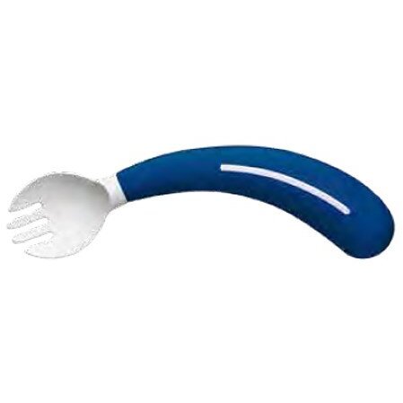 Furculita Si Lingura 2-In-1 Maner Ergonomic Albastru