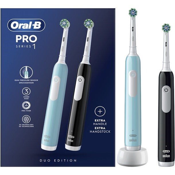 Periuta de Dinti Electrica Oral-B Pro Series 1 Duo Black/Blue