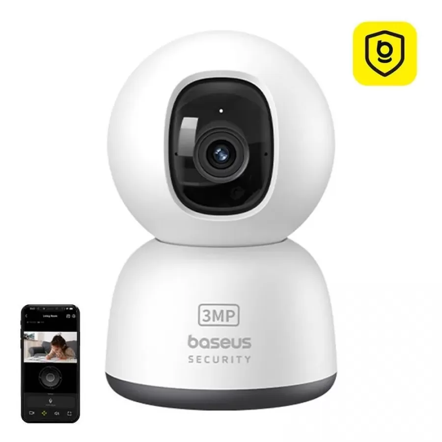 Camera de Supraveghere pentru Interior Baseus P1 Lite 2K HD Wi-Fi Alb