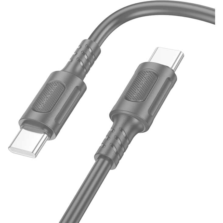 Cablu Date si Incarcare USB-C - USB-C BX111 Feliz 60W 1m Negru
