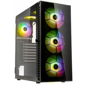 Carcasa Observatory HF Glass ARGB, Mid-Tower, Negru, PGW-CH-KOL-109