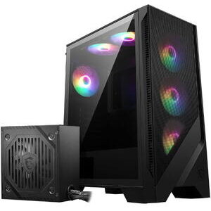 Carcasa MAG FORGE 120A B65 Mid Tower RGB Sursa 650W Negru