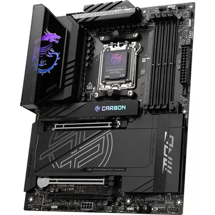 Placa De Baza MSI MPG X870E CARBON WIFI AM5 DDR5 ATX BT Negru