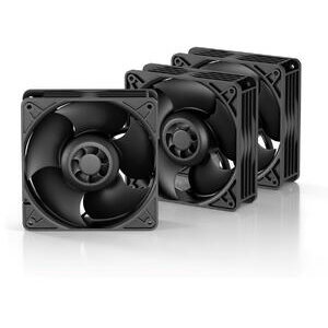 Set 3 Ventilatoare S12038-8K 120mm PWM 800 - 8000rpm Negru