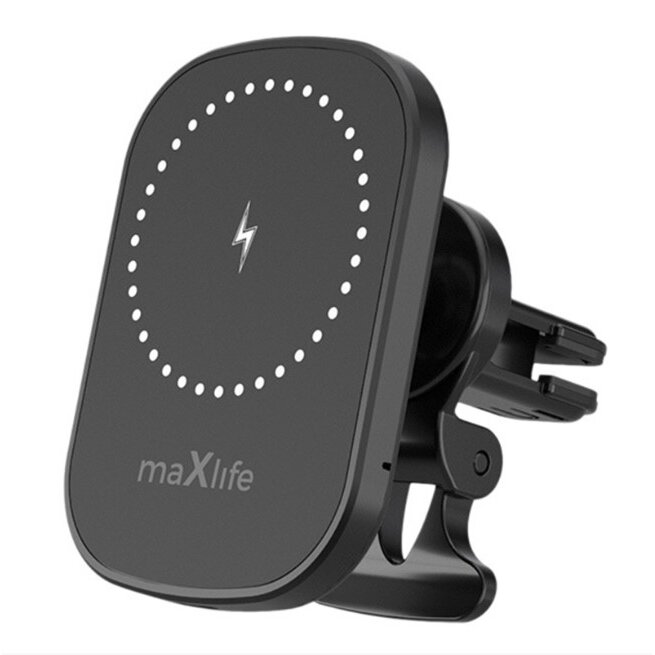 Suport Telefon Magnetic Wireless 15W Prindere Ventilatie Negru