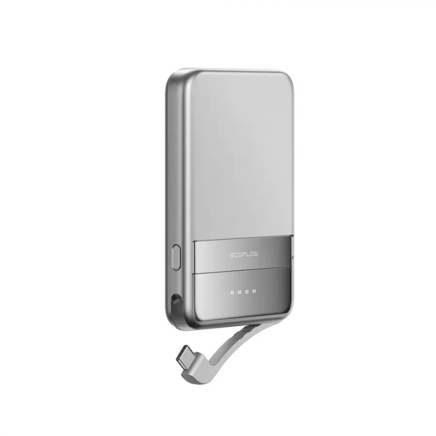 Baterie Externa EcoFlow Rapid MagSafe Qi2 5000 mAh 30W Gri