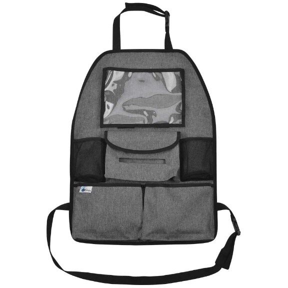 Organizator Auto Cu Suport Pentru Tableta Deluxe AL1103 Gri