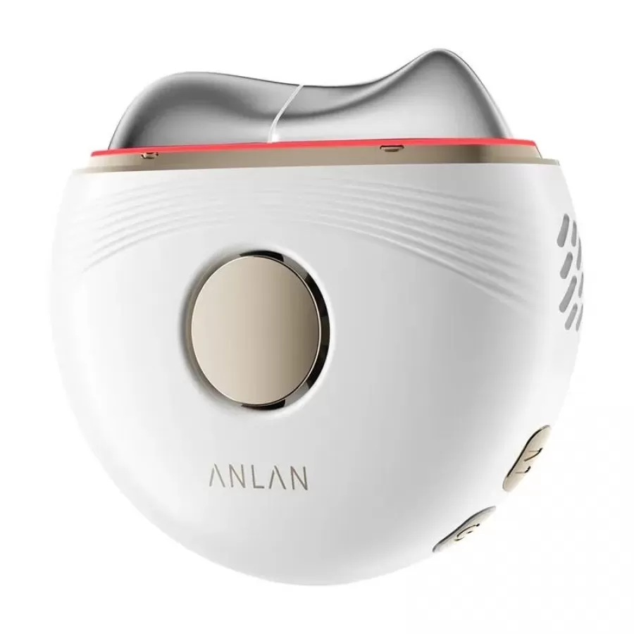 Aparat De Masaj ANLAN Facial Electric Guasha 02-AGSY41-02A Alb