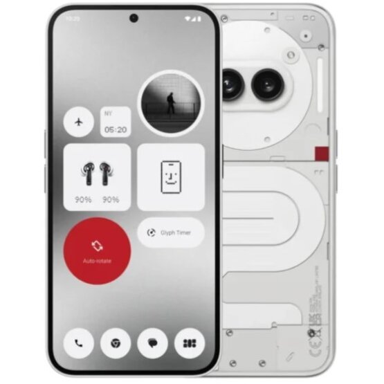 Nothing Phone 2a 128GB ホワイト Nothing Phone (2a) 128GB White 5G | Coolblue | Mobile phones
