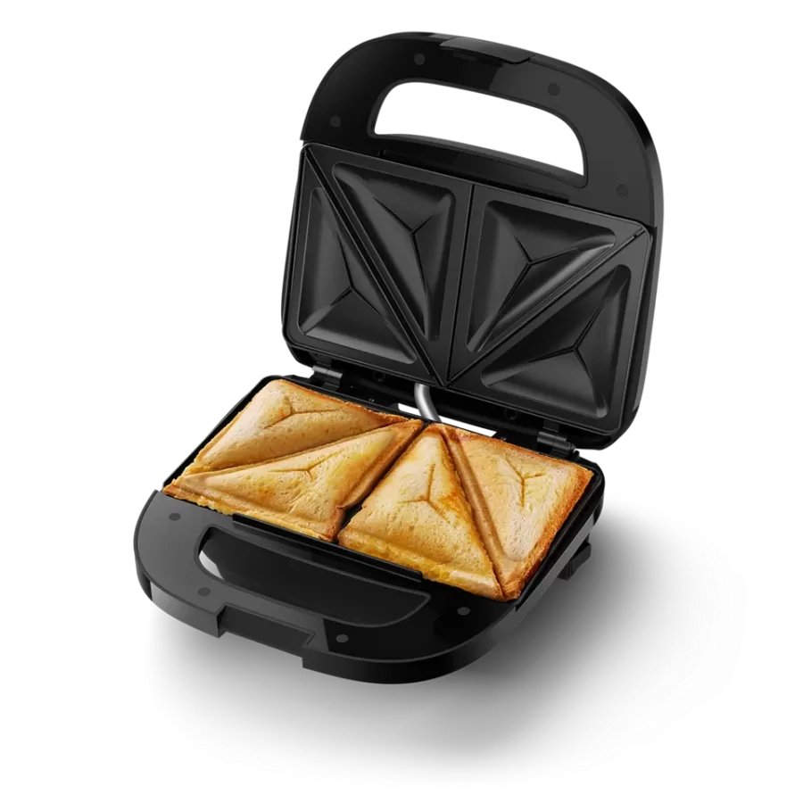 Sandwich Maker Philips HD2331/90 Seria 3000 750W Negru — imaginea 4
