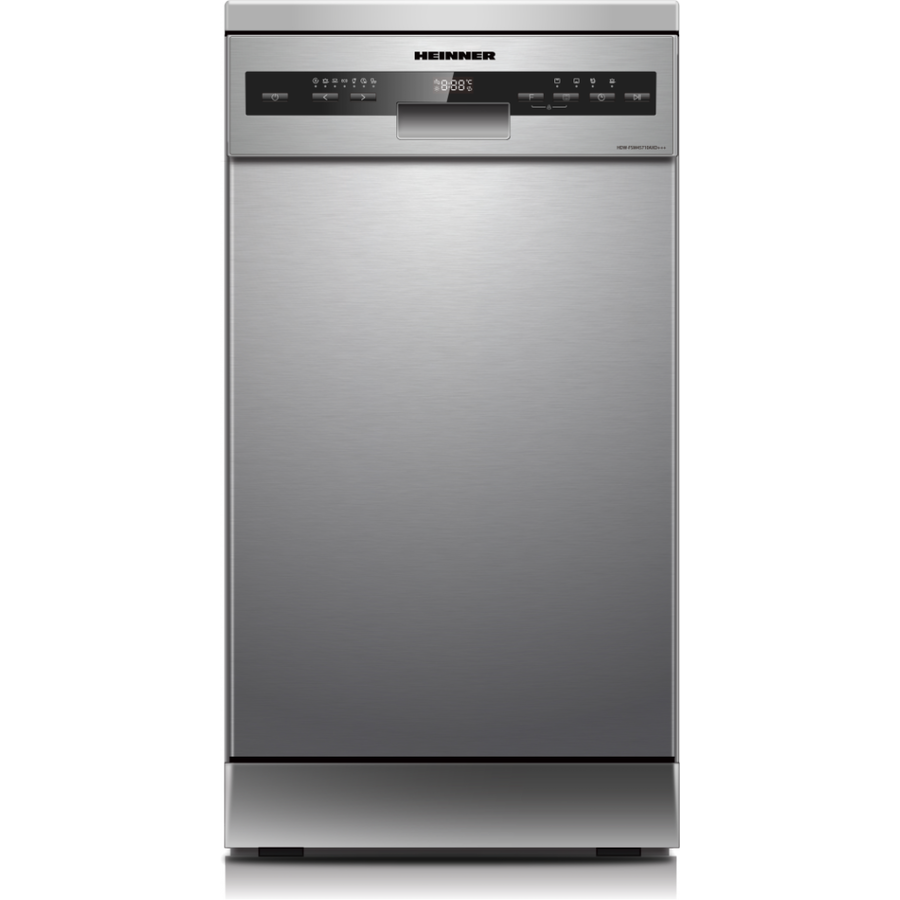 Masina De Spalat Vase HDW-FSM45710AXD++ 10 Seturi Clasa D Display Led 7 Programe Argintiu