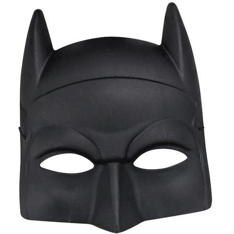 Masca Copii Batman Plastic 6ani+ Negru