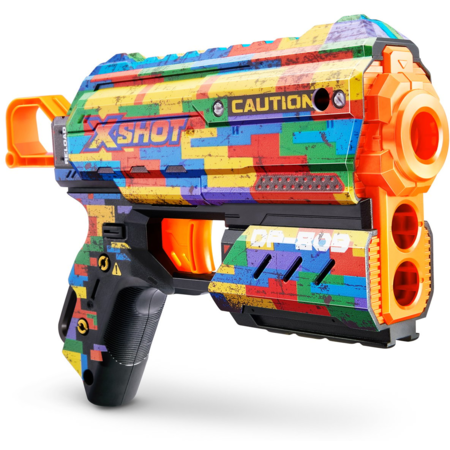 Pistol X-Shot Skins Flux 8 Proiectile Model Aleatoriu ITGalaxy.ro