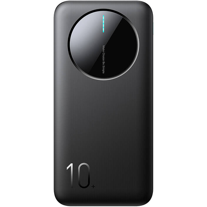 Acumulator extern JR-PBF12, 10000 mAh, 2.4A, USB/USB-C, LED, Negru